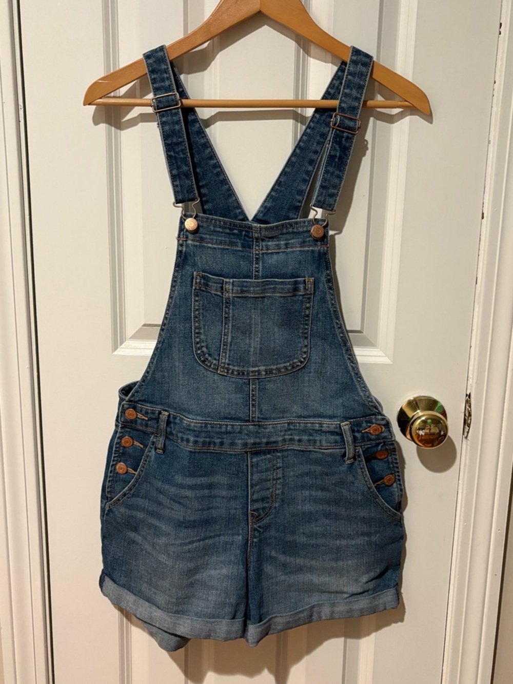 Old Navy Light Blue Denim Overalls
